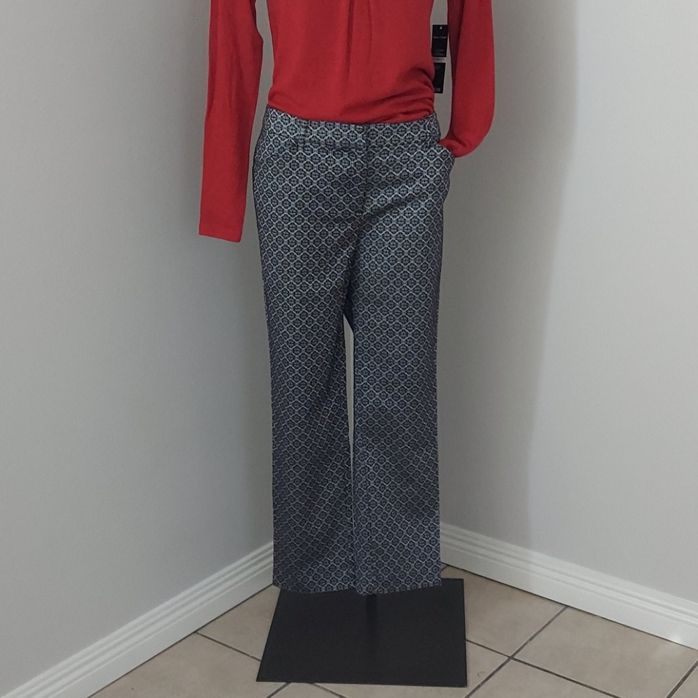 Black and Silver Dress Pants